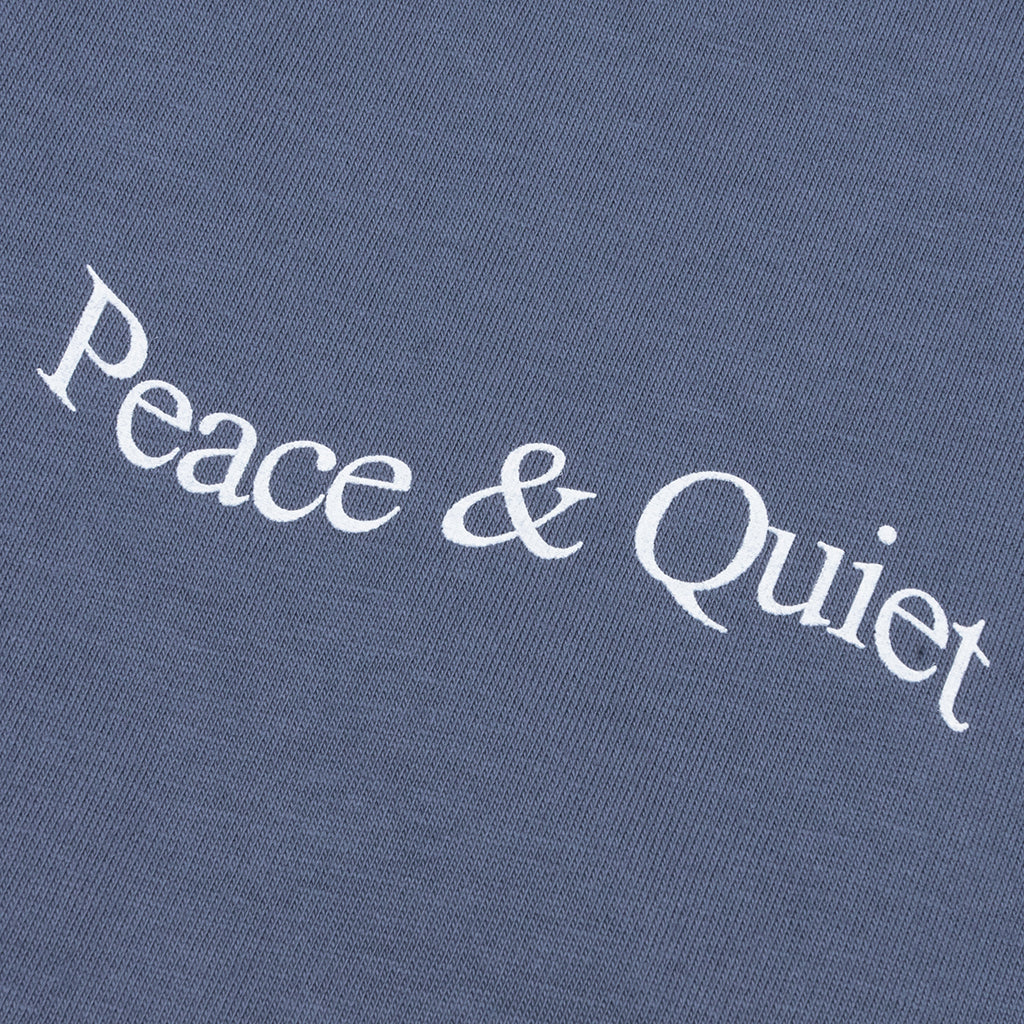 Wordmark Reverse Stitched T Shirt Slate