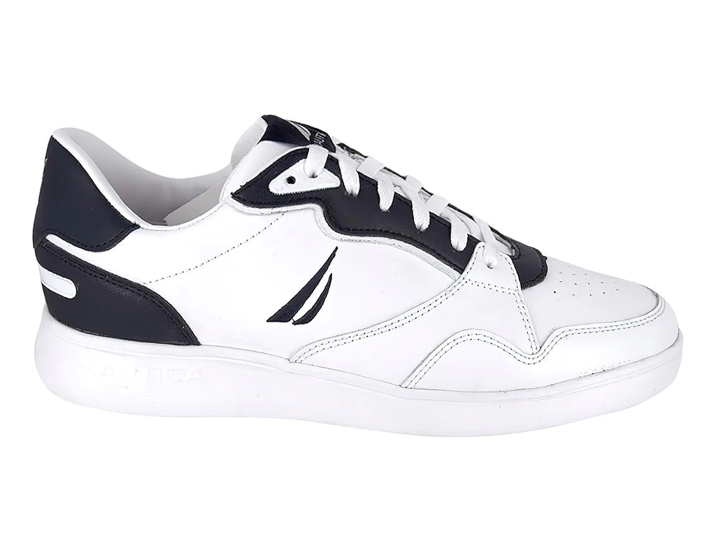 Tenis Nautica Fulton Blanco y Marino para Hombre