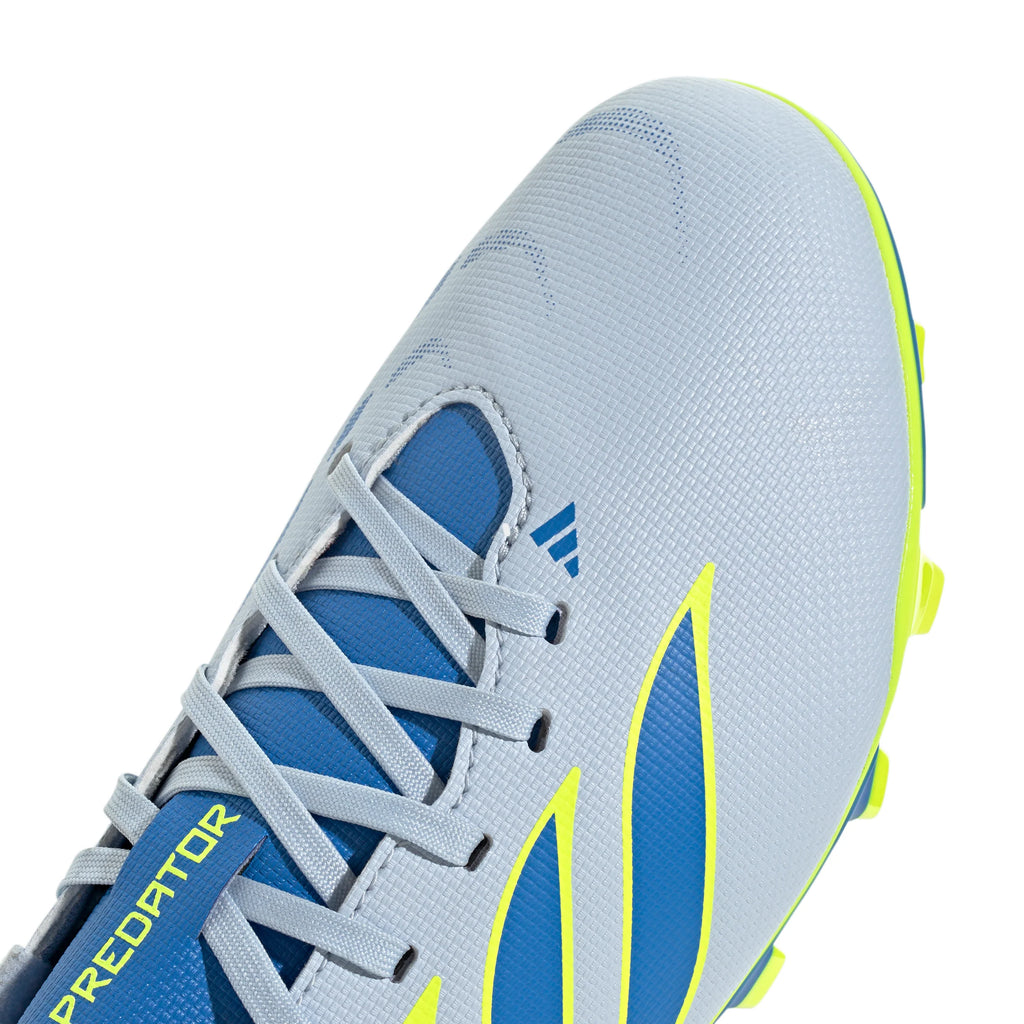 adidas Predator Club FG MG Firm Ground Multi Ground Youth Soccer Cleats Sky Blue Yellow