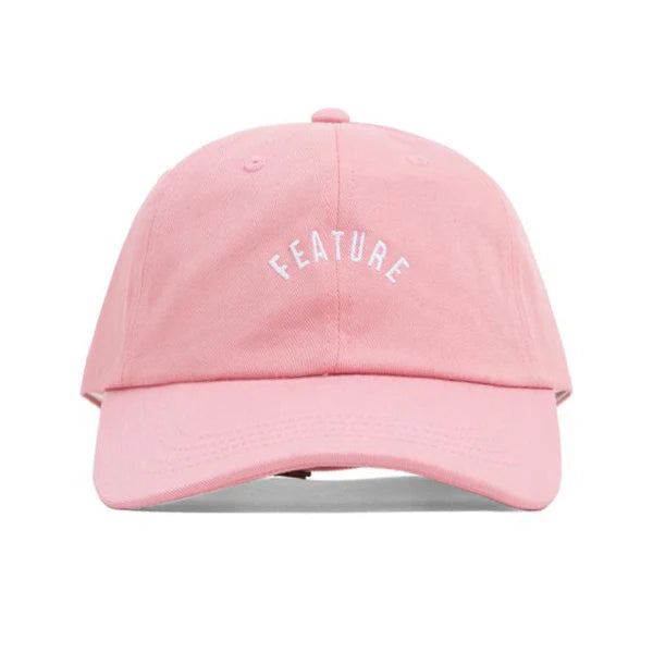 Arch Dad Hat Pink White