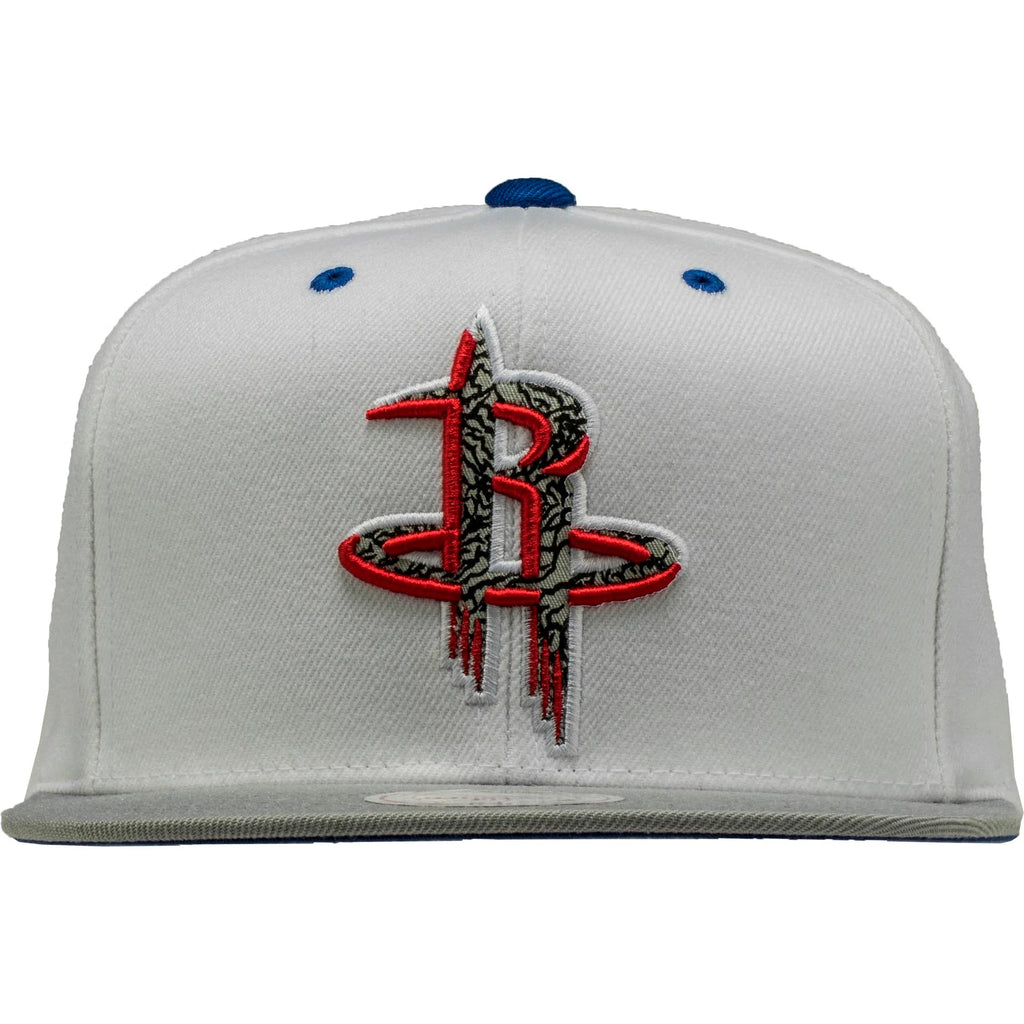 Houston Rockets NBA 88 Snapback Hat Mens White