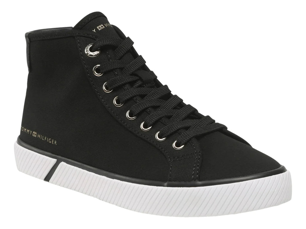 Tenis Tommy Hilfiger Essential Highcut Negro para Mujer