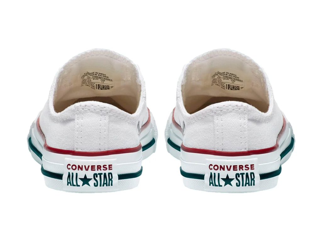 Tenis Converse Basic para Niño Color Blanco