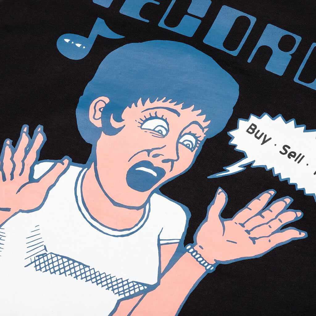 Records And Tapes L S Tee Black