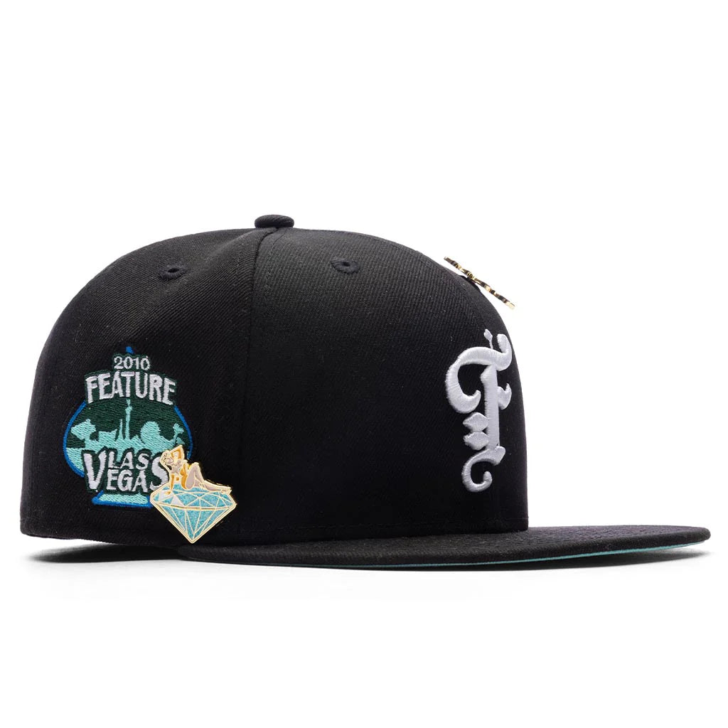 Feature x New Era Old English Las Vegas Fitted Black Mint