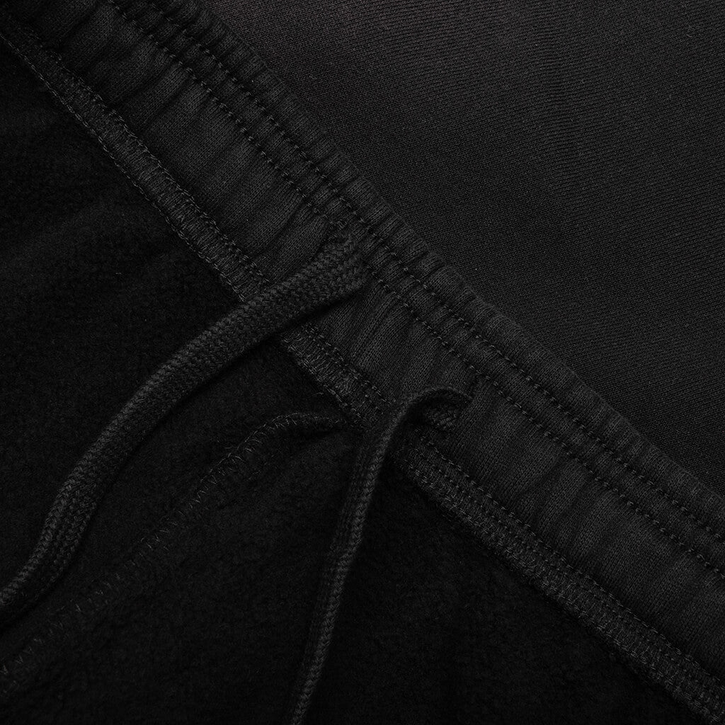 Starry Arc Fleece Short Pirate Black