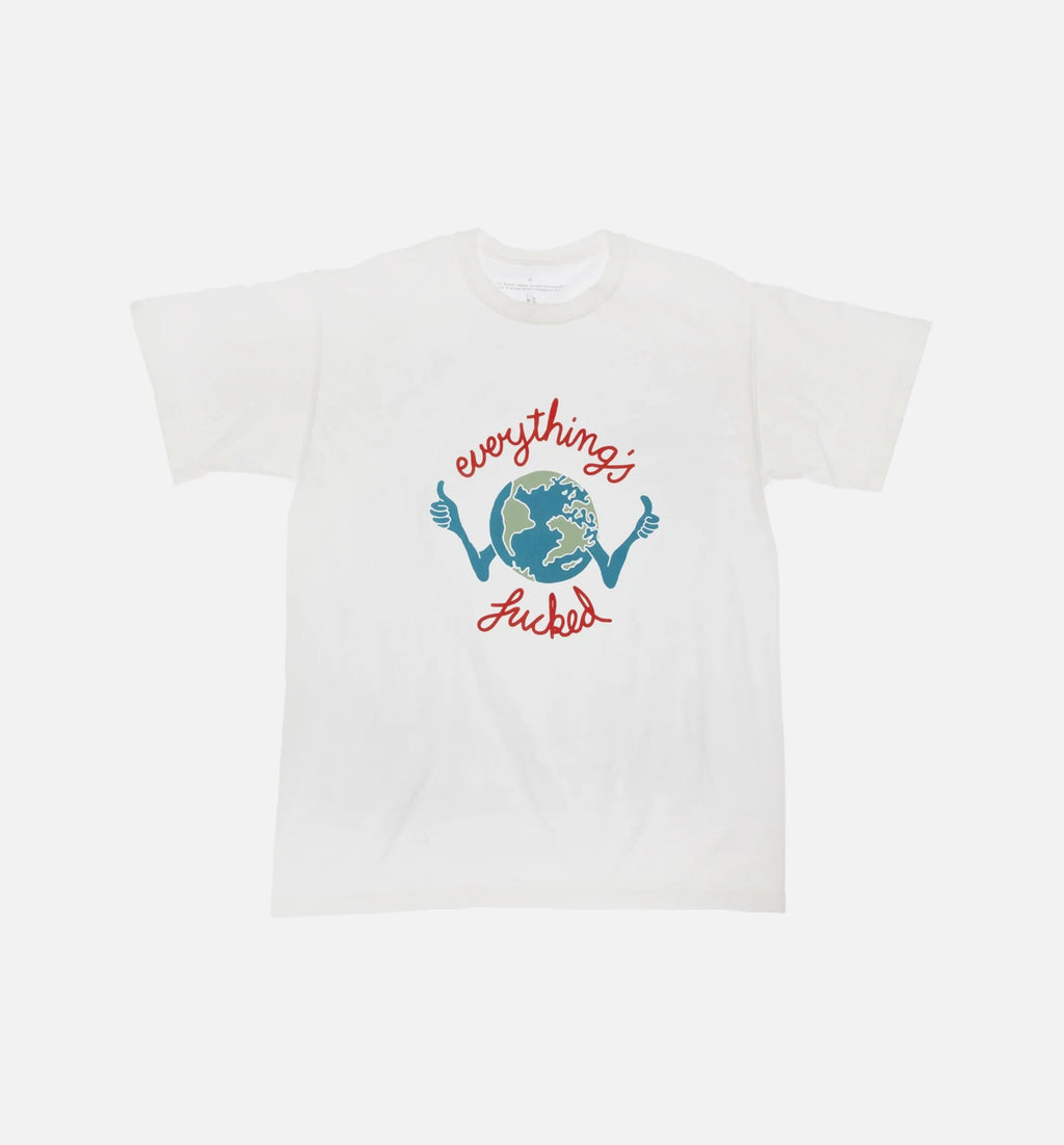 Everything FCK Short Sleeve Mens T Shirt White
