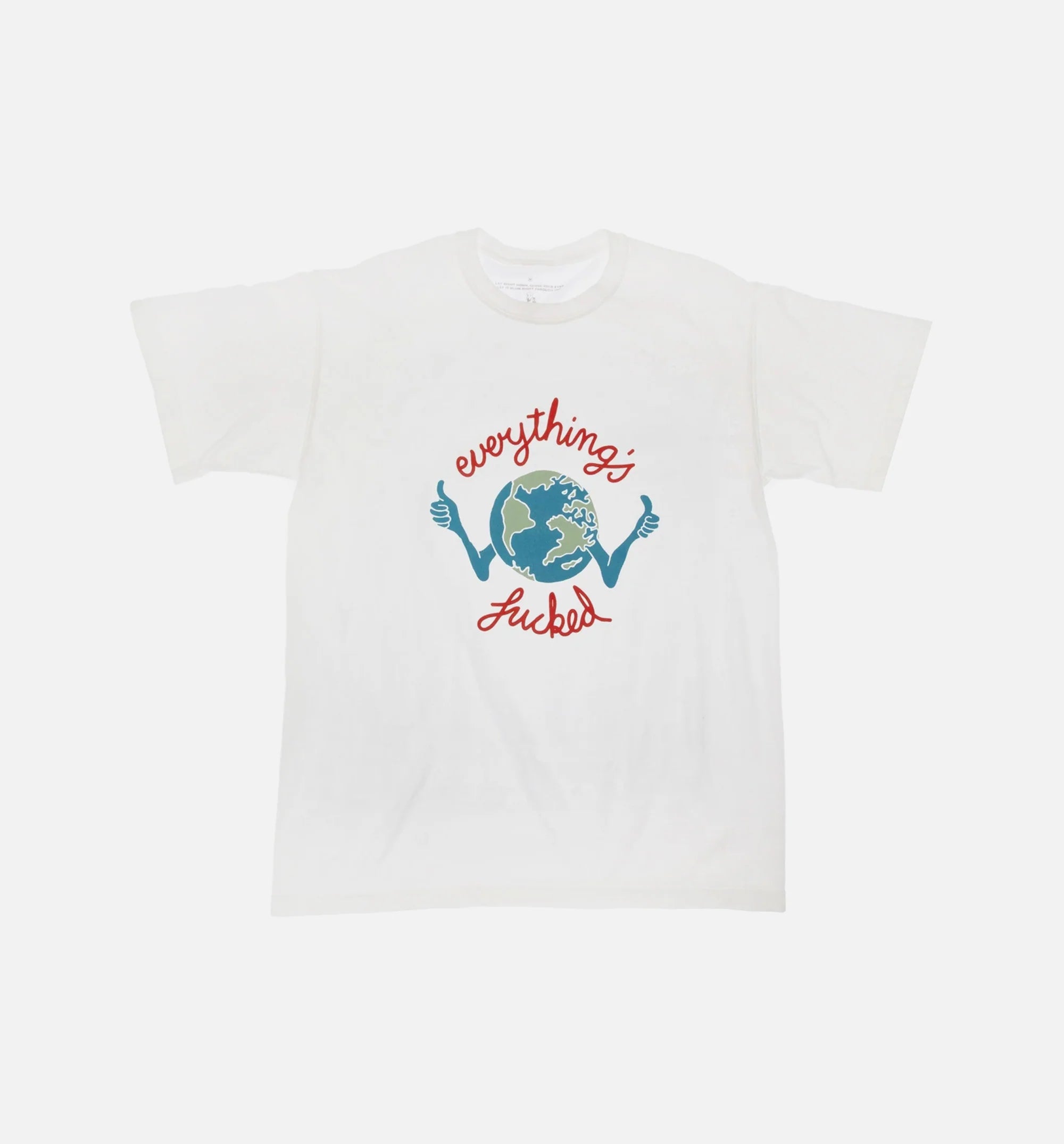 Everything FCK Short Sleeve Mens T Shirt White