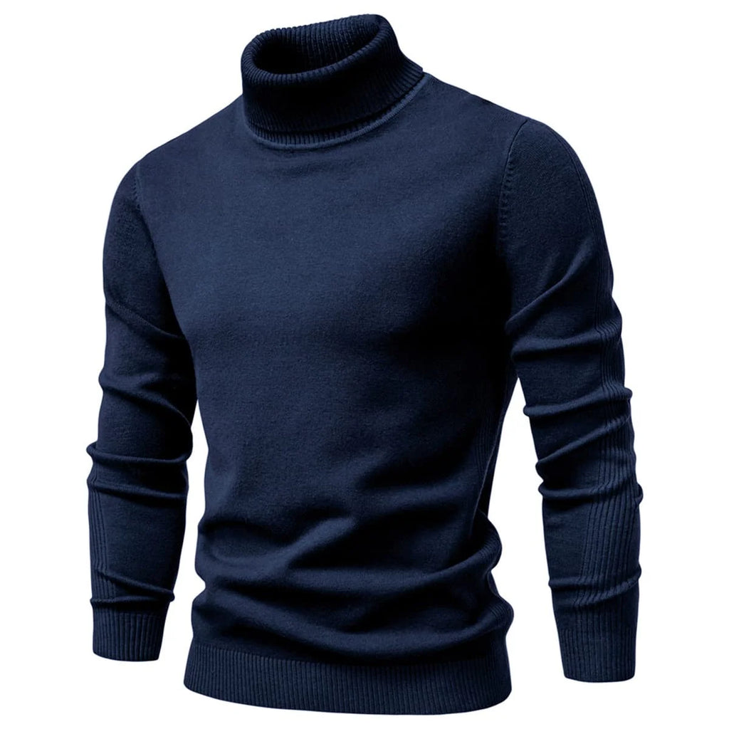 Mens Turtleneck Pullover Sweater