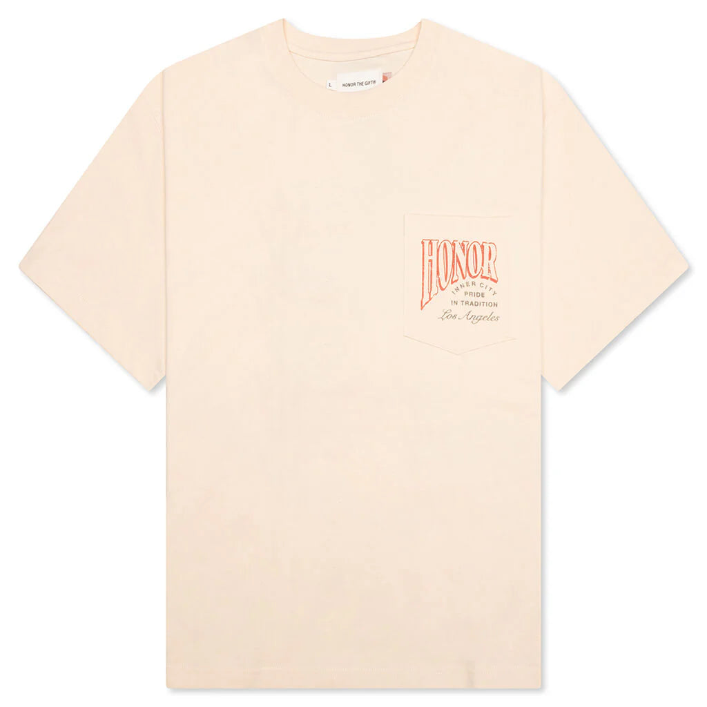 B Summer HTG Cigar Label Short Sleeve Tee Bone