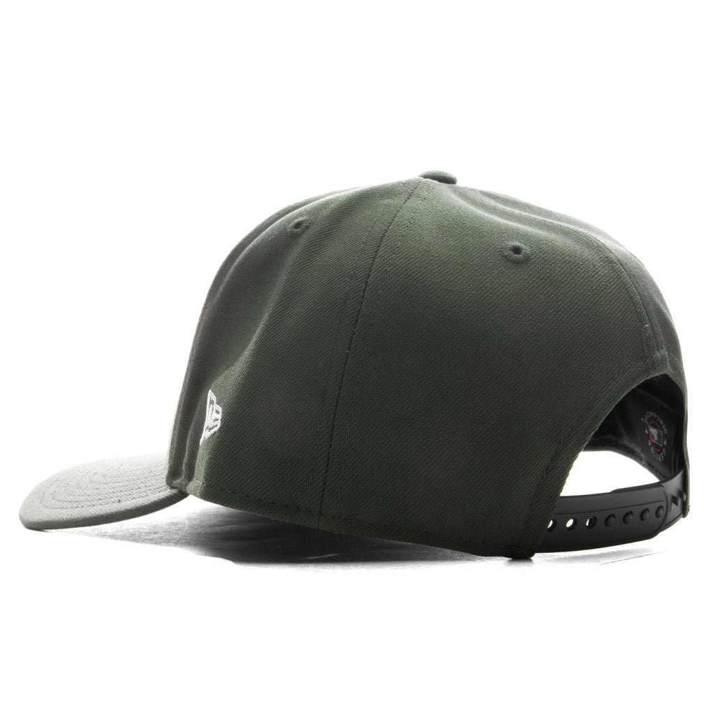 9FIFTY A Frame Snapback Upside Down Los Angeles Dodgers Olive