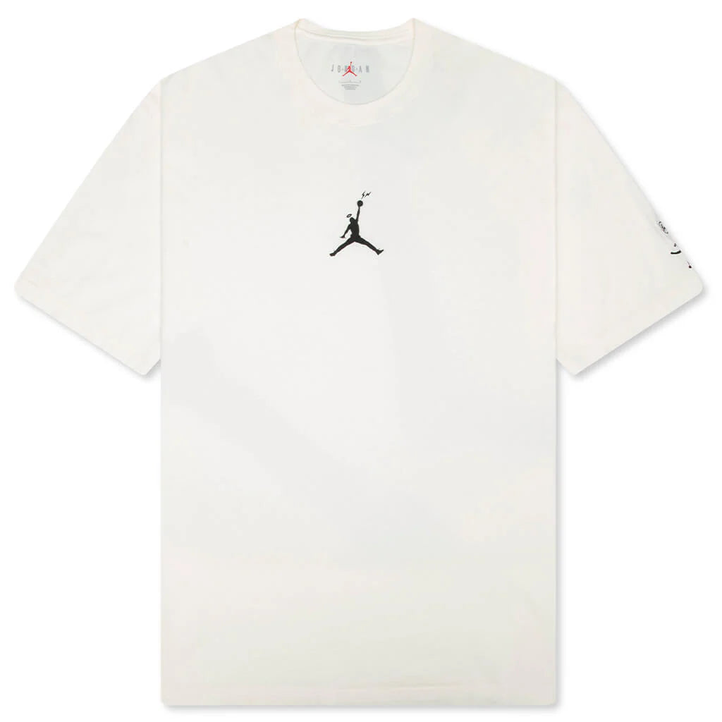 Jordan x Union x Fragment Tee Pale Ivory Ivory Black