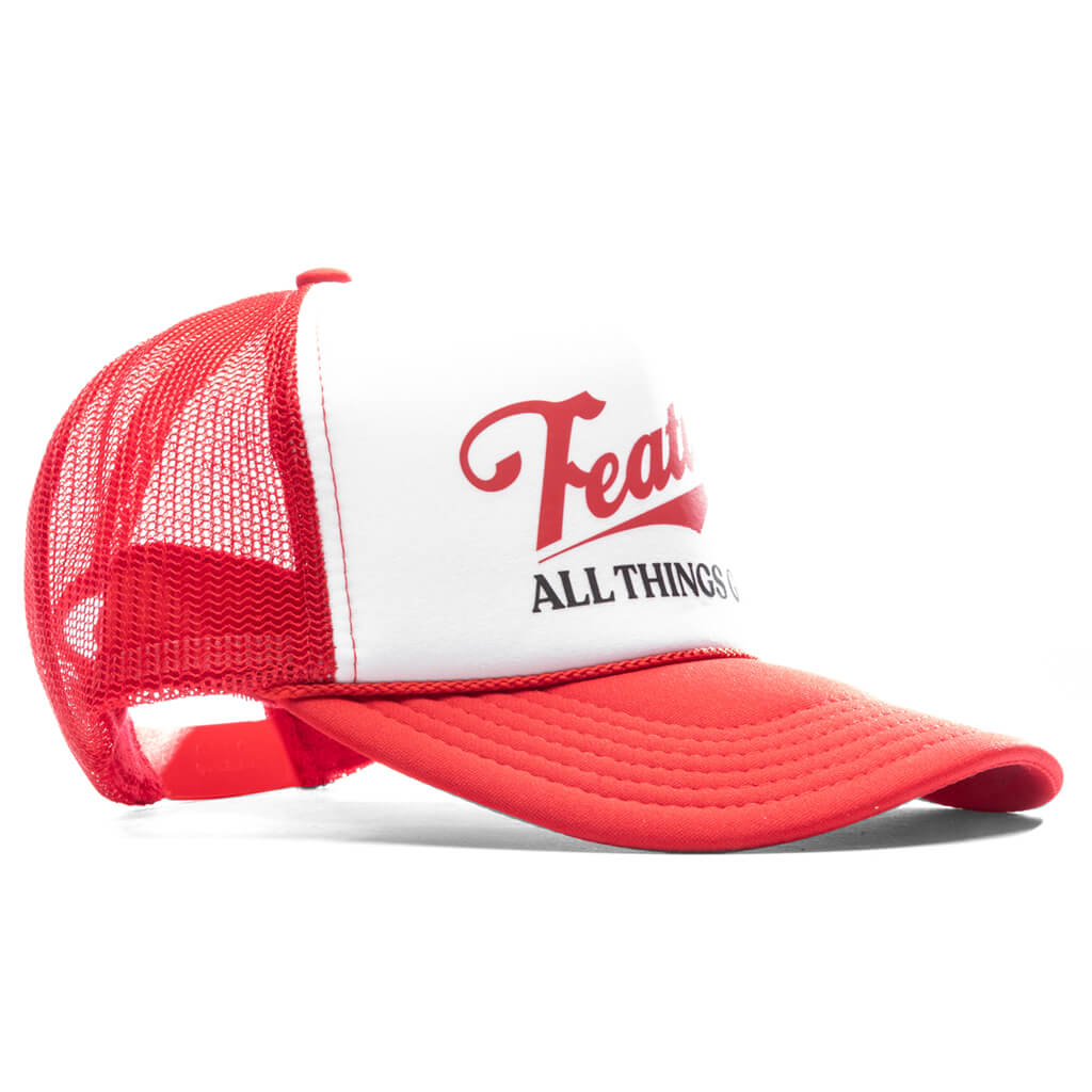 Draft Trucker Hat Red White