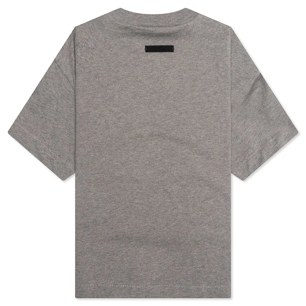 Kids Jersey Crewneck Tee Heather Gray