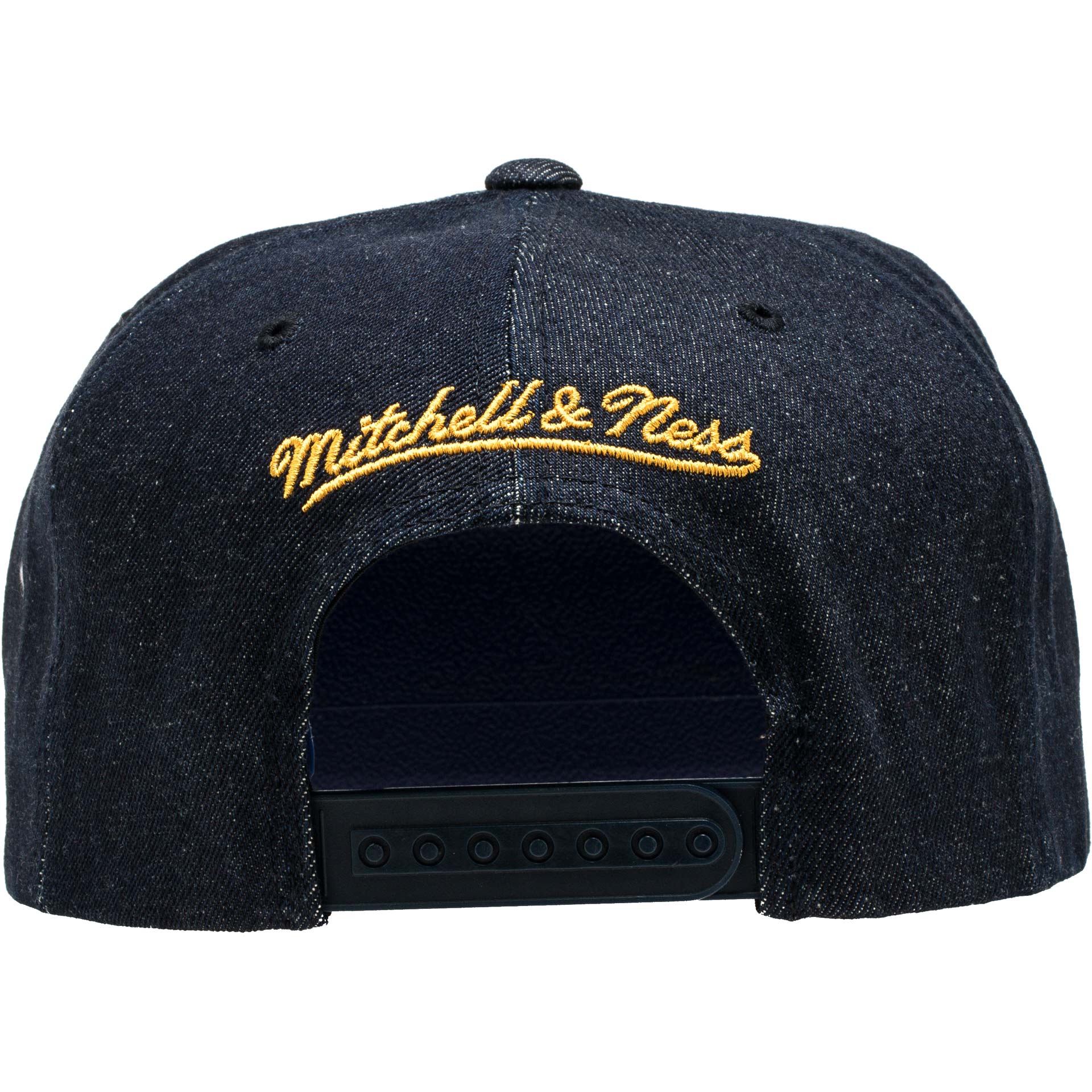 Los Angeles Lakers NBA Raw Snapback Mens Denim Yellow