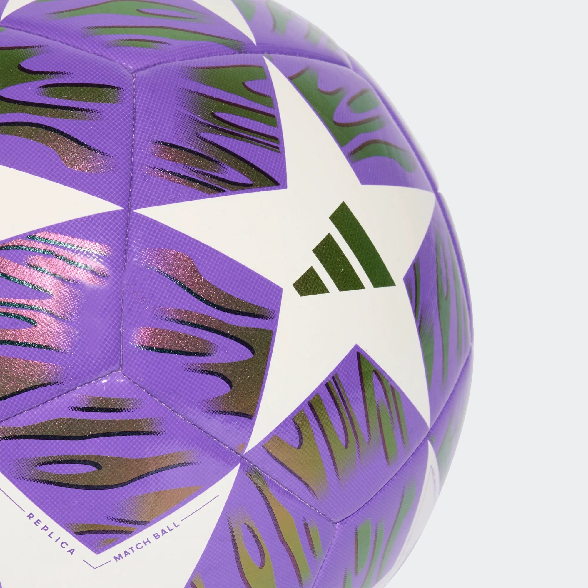 adidas UEFA Champions League Final Training Soccer Ball Purple White