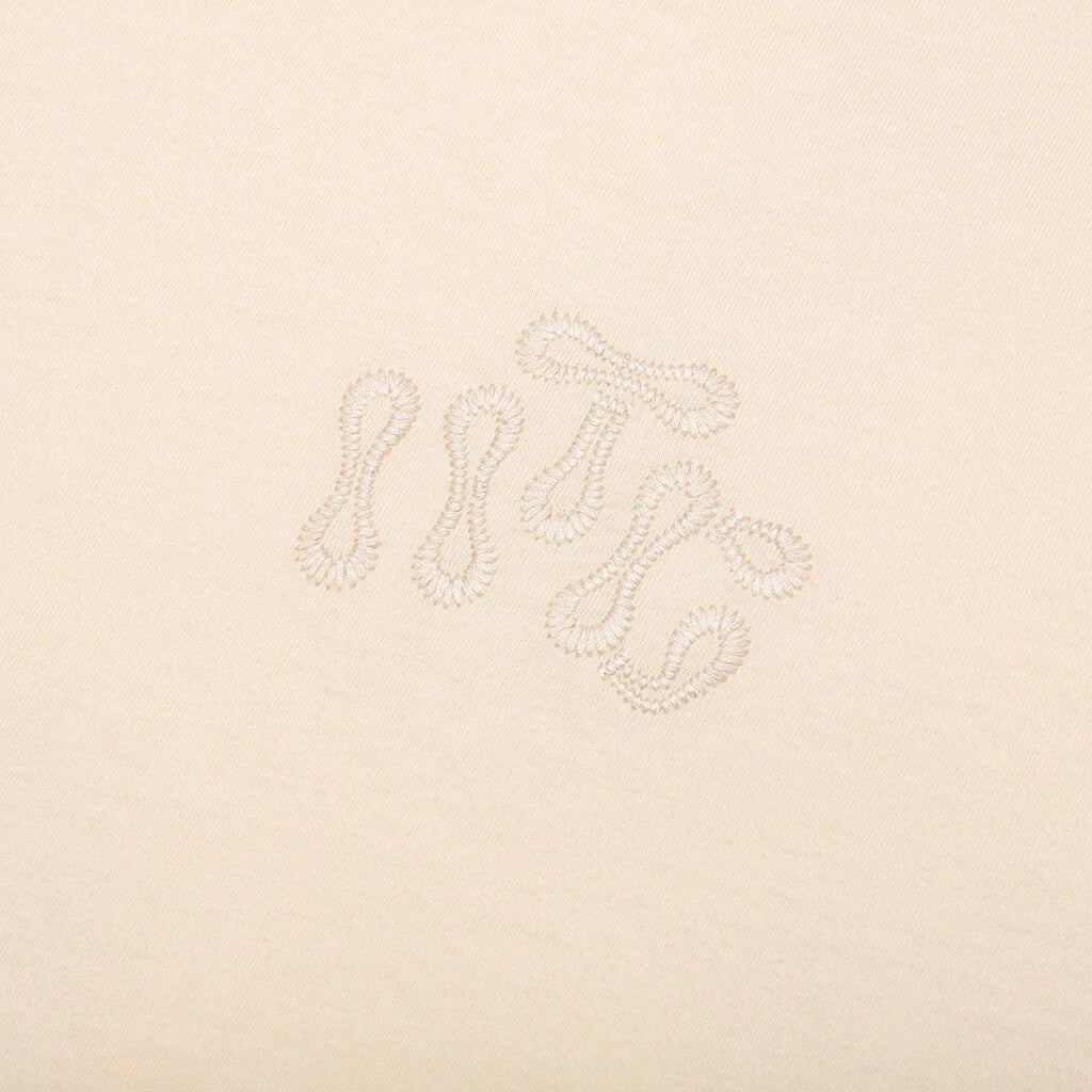 B Summer HTG Embroidery Logo S S Tee Bone