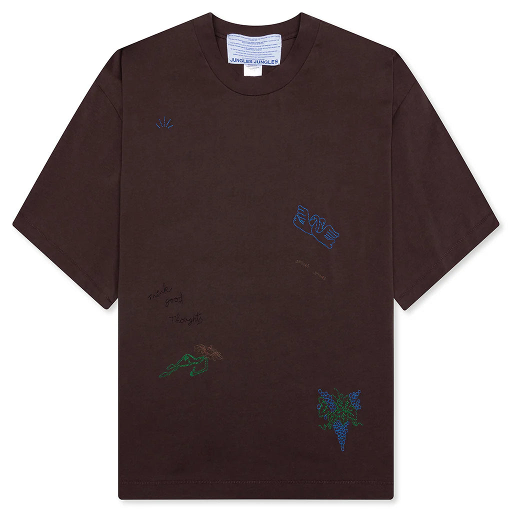 Good Thoughts Tee Brown