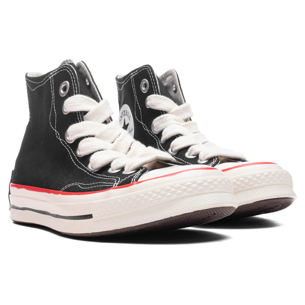 Chuck 70 Hi Sketch Black White Red