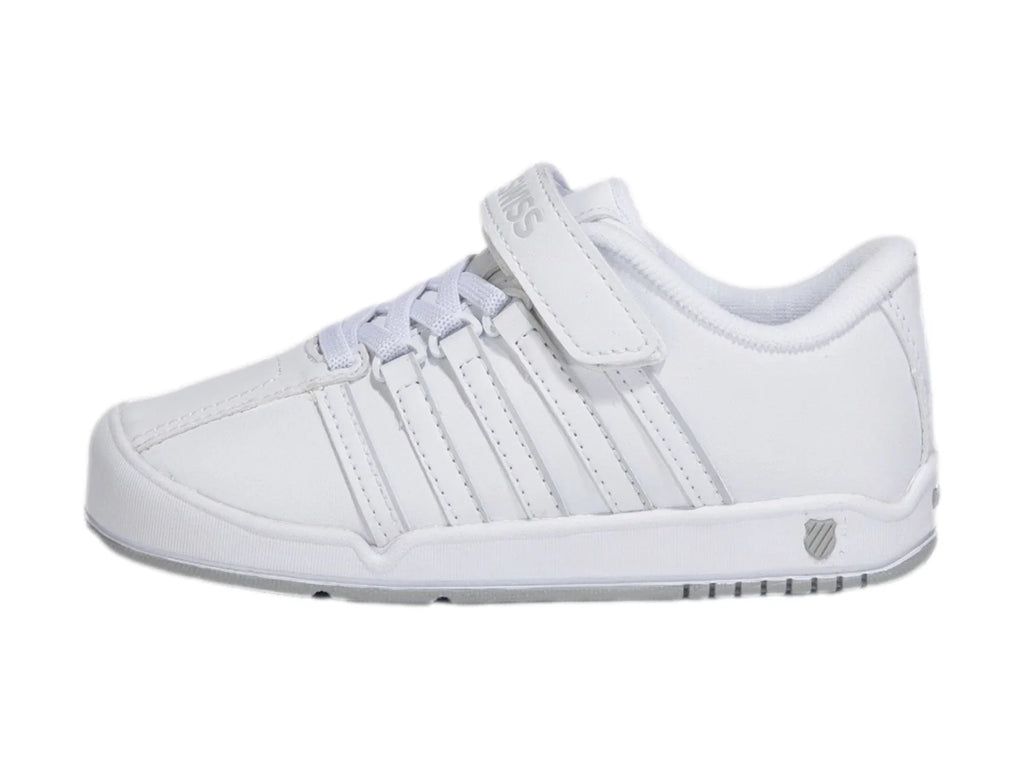 Tenis K Swiss Ontare VLC para Niño Color Blanco y Gris