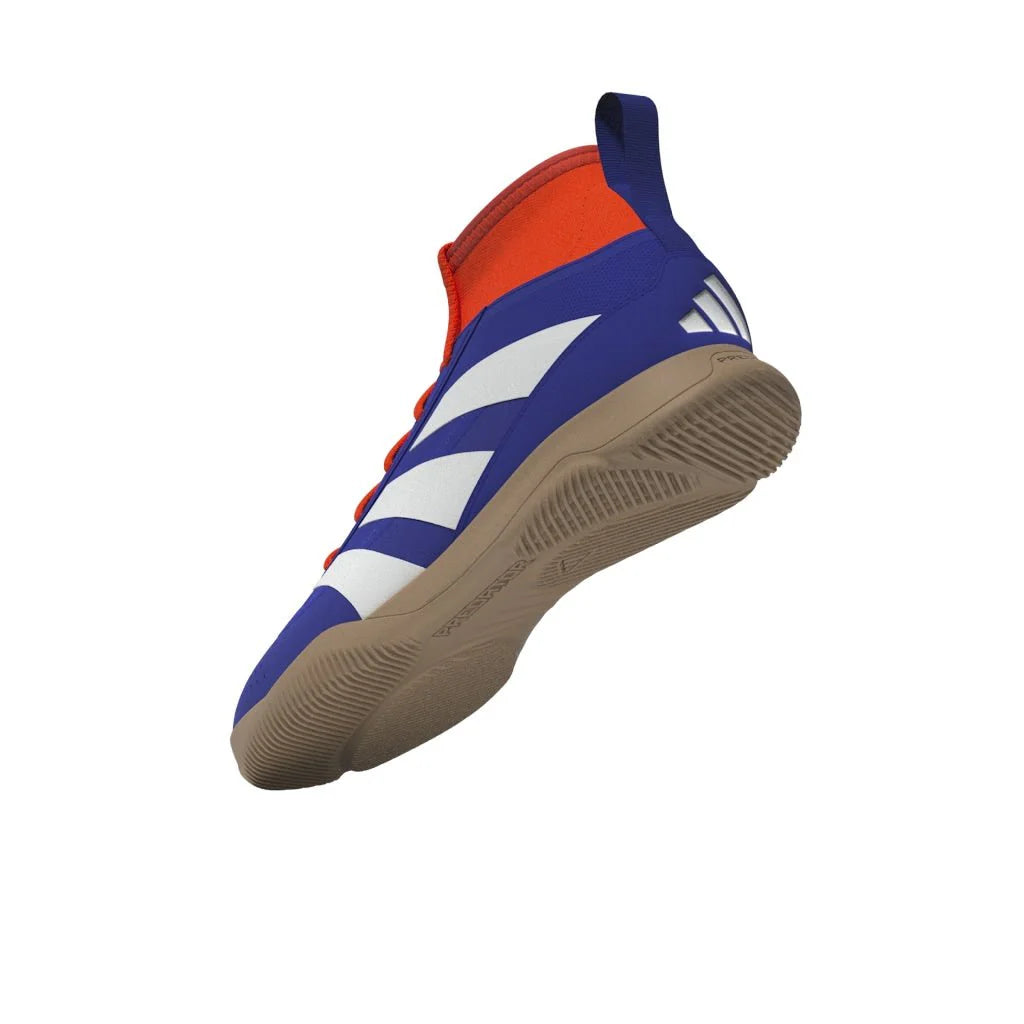 adidas Predator League IN Junior Indoor Soccer Shoes Lucid Blue White Solar Red