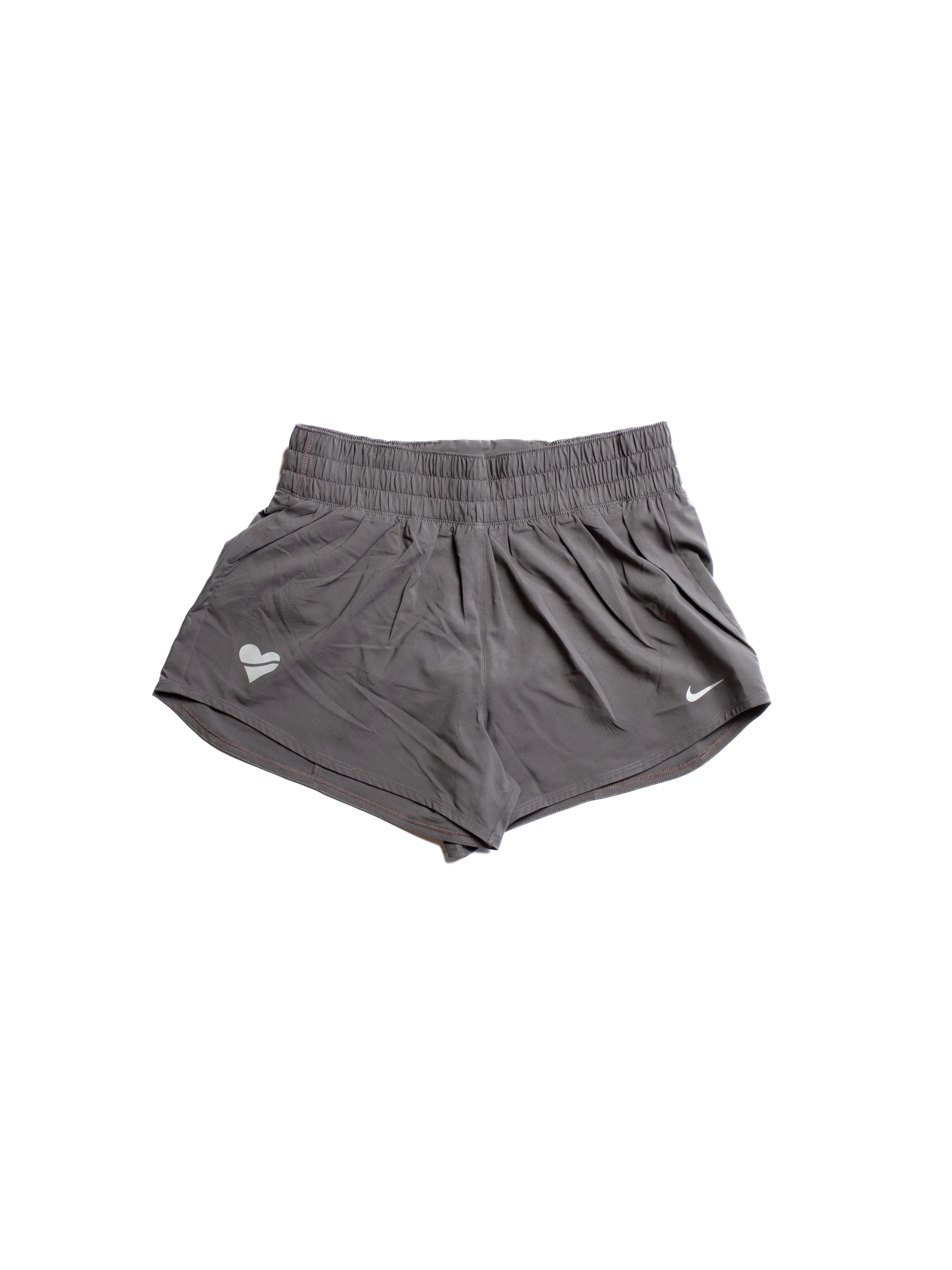 Nike Womens Dri FIT Mid Rise 3 Brief Lined Shorts