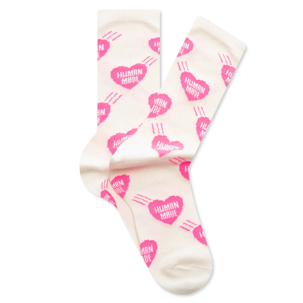 Heart Socks Pink