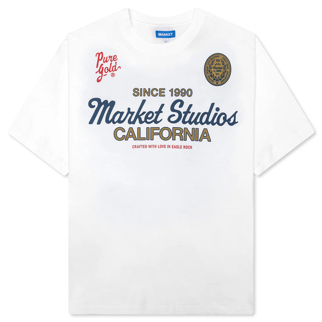 Pure Gold T Shirt White