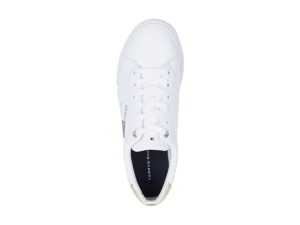 Tenis Tommy Hilfiger Side Flag Blanco para Mujer