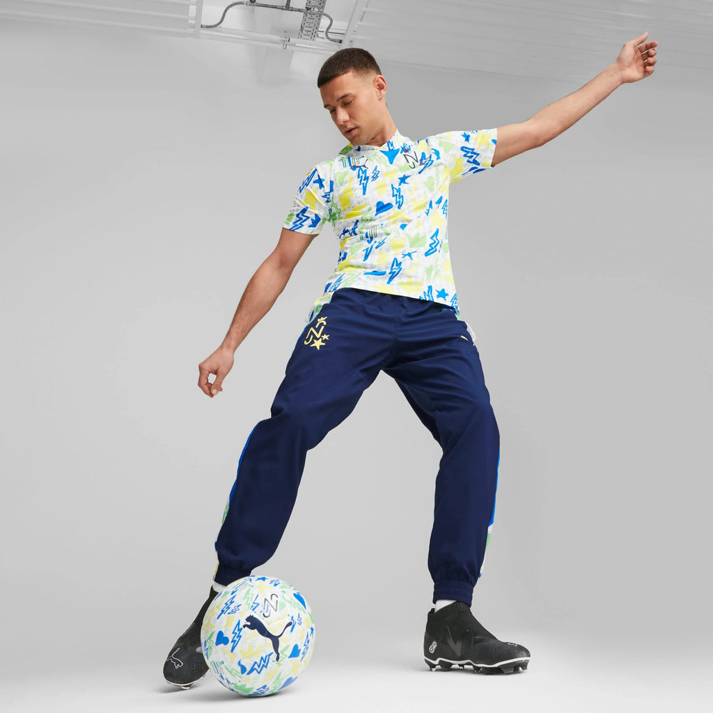 PUMA Neymar Jr Instituto Training Jersey White Blue Lemon