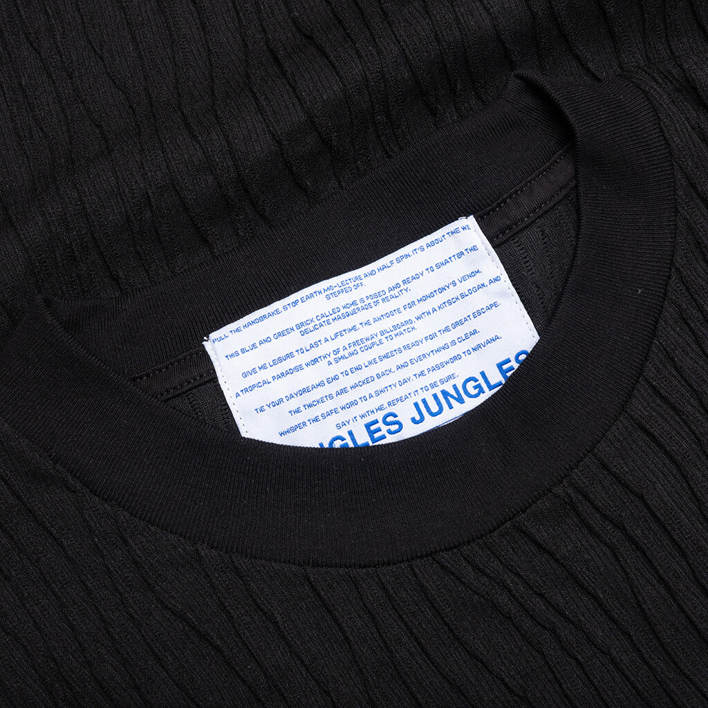 Wavy Tee Black