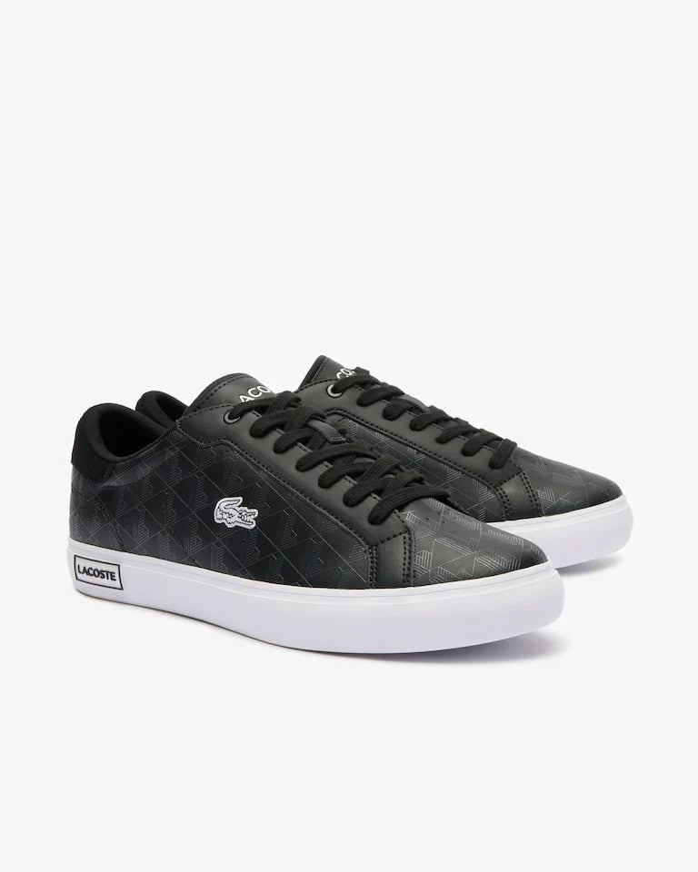 Lacoste Lerond Monogram Black White