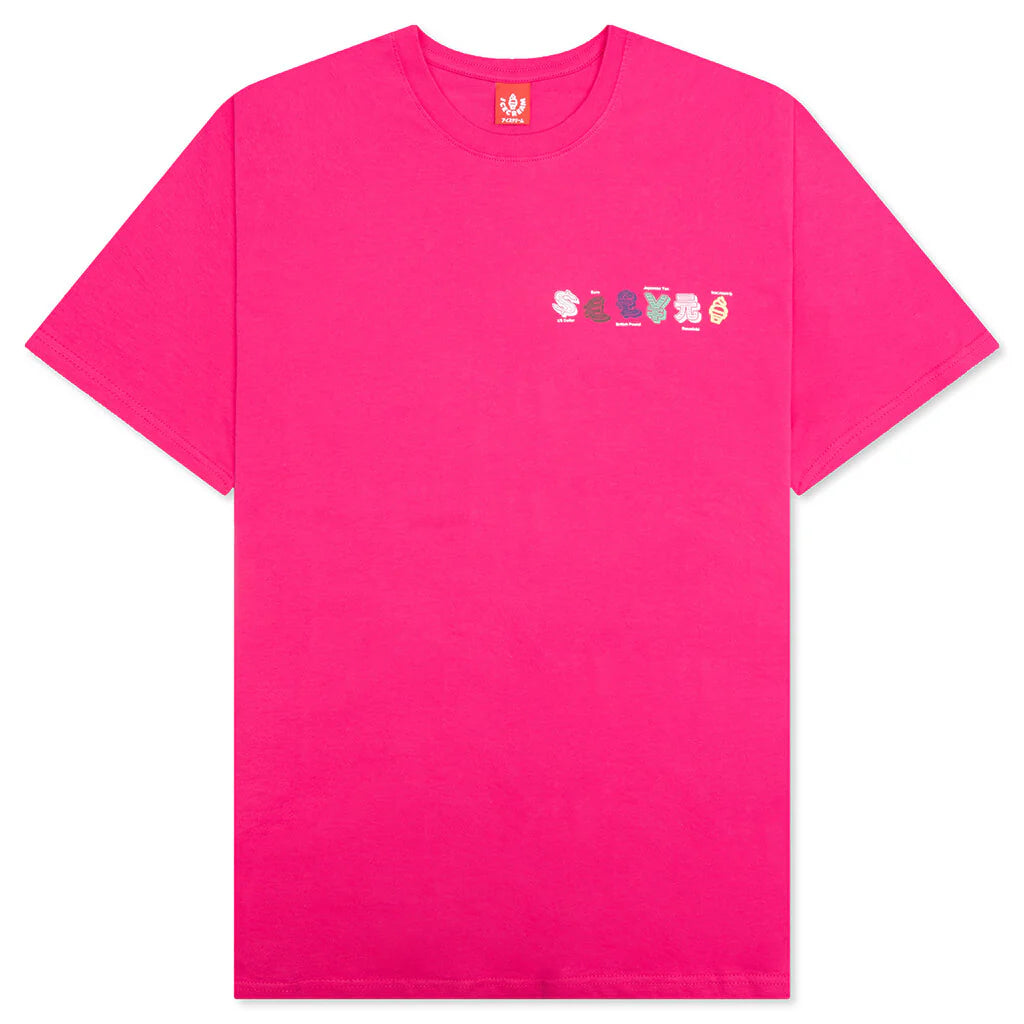 Cash Rules S S Tee Beetroot Purple