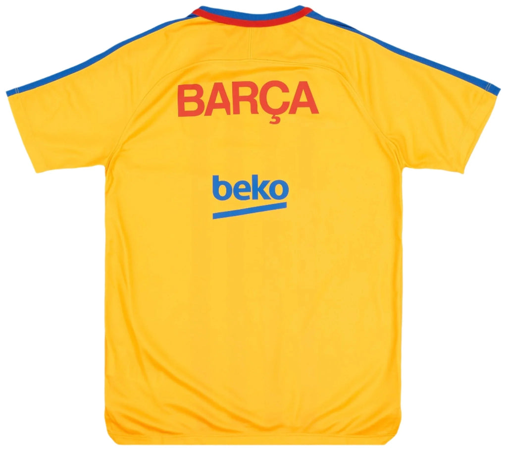 Nike Barcelona Squad TrainingTop Gold Royal