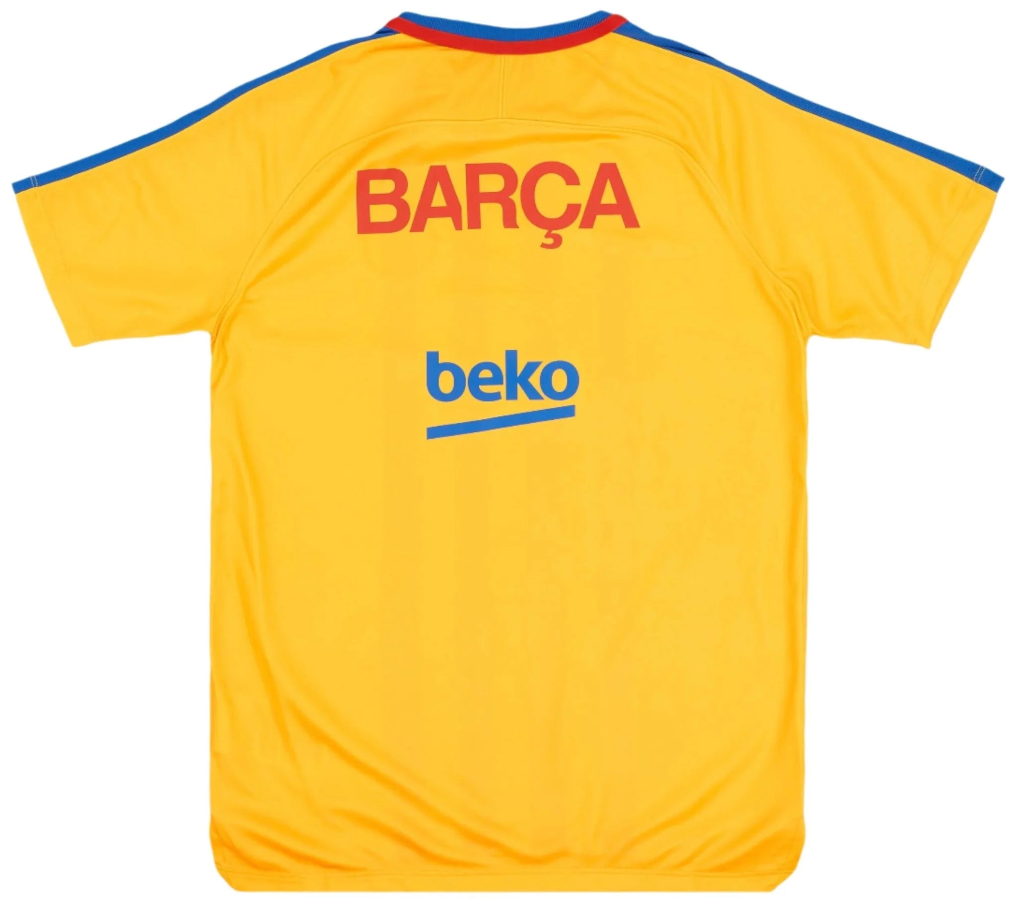 Nike Barcelona Squad TrainingTop Gold Royal