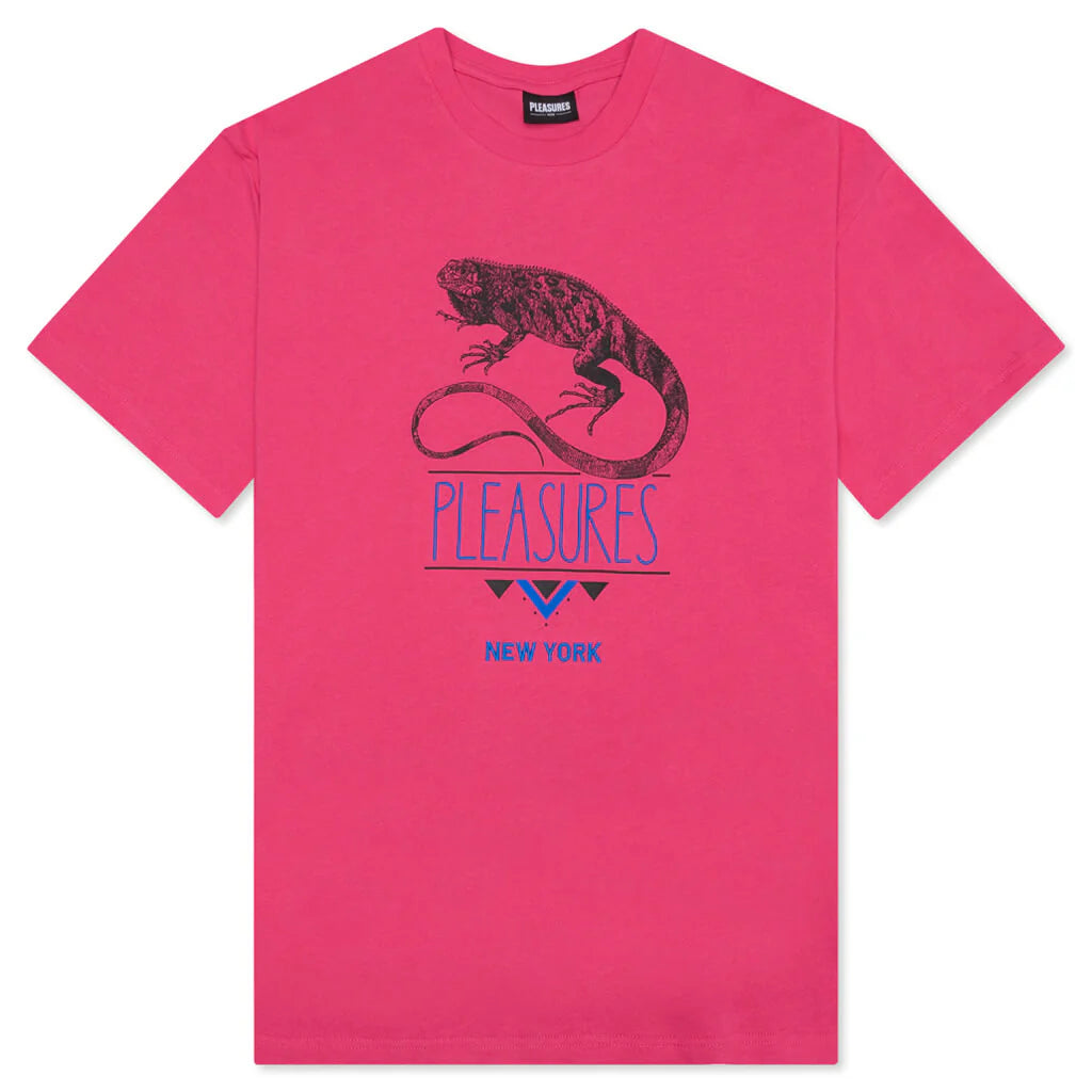 Fear Heavyweight T Shirt Pink