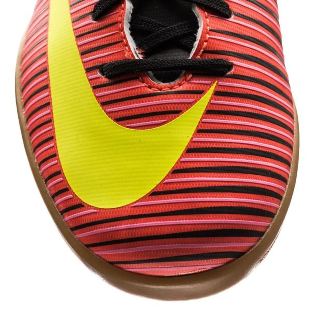 Nike Jr MercurialX Vapor XI IC Indoor Soccer Shoes Total Crimson Black Volt