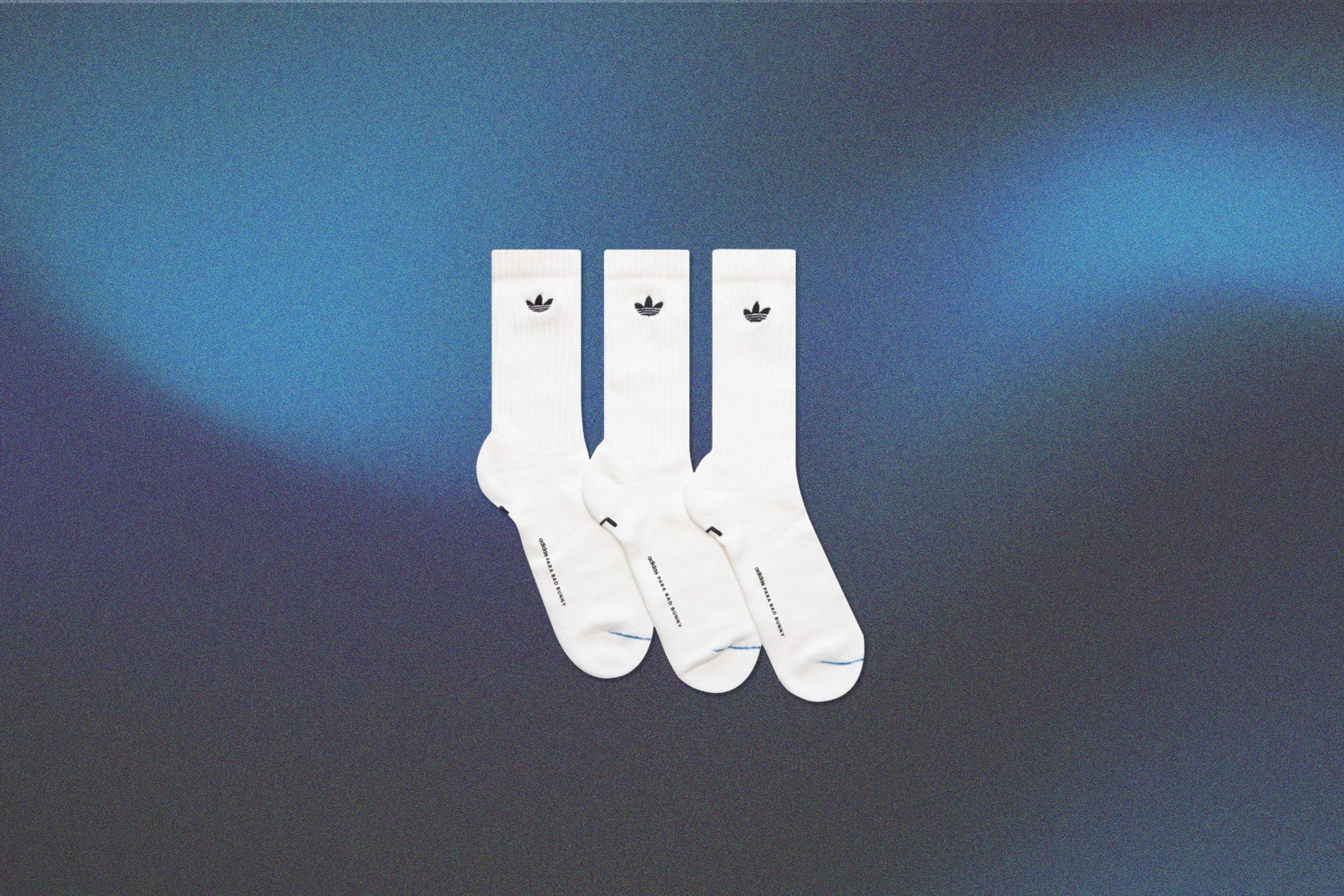 adidas Originals x Bad Bunny Crew Sock 3 Pack Crew White