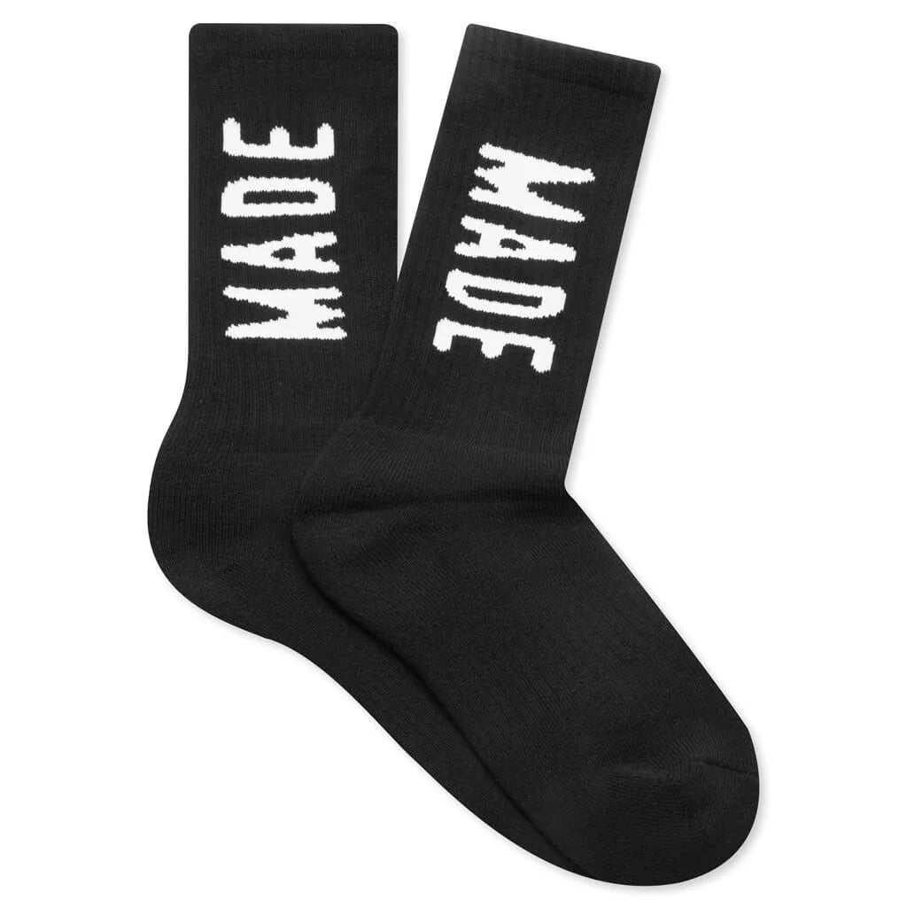 HM Logo Socks Black
