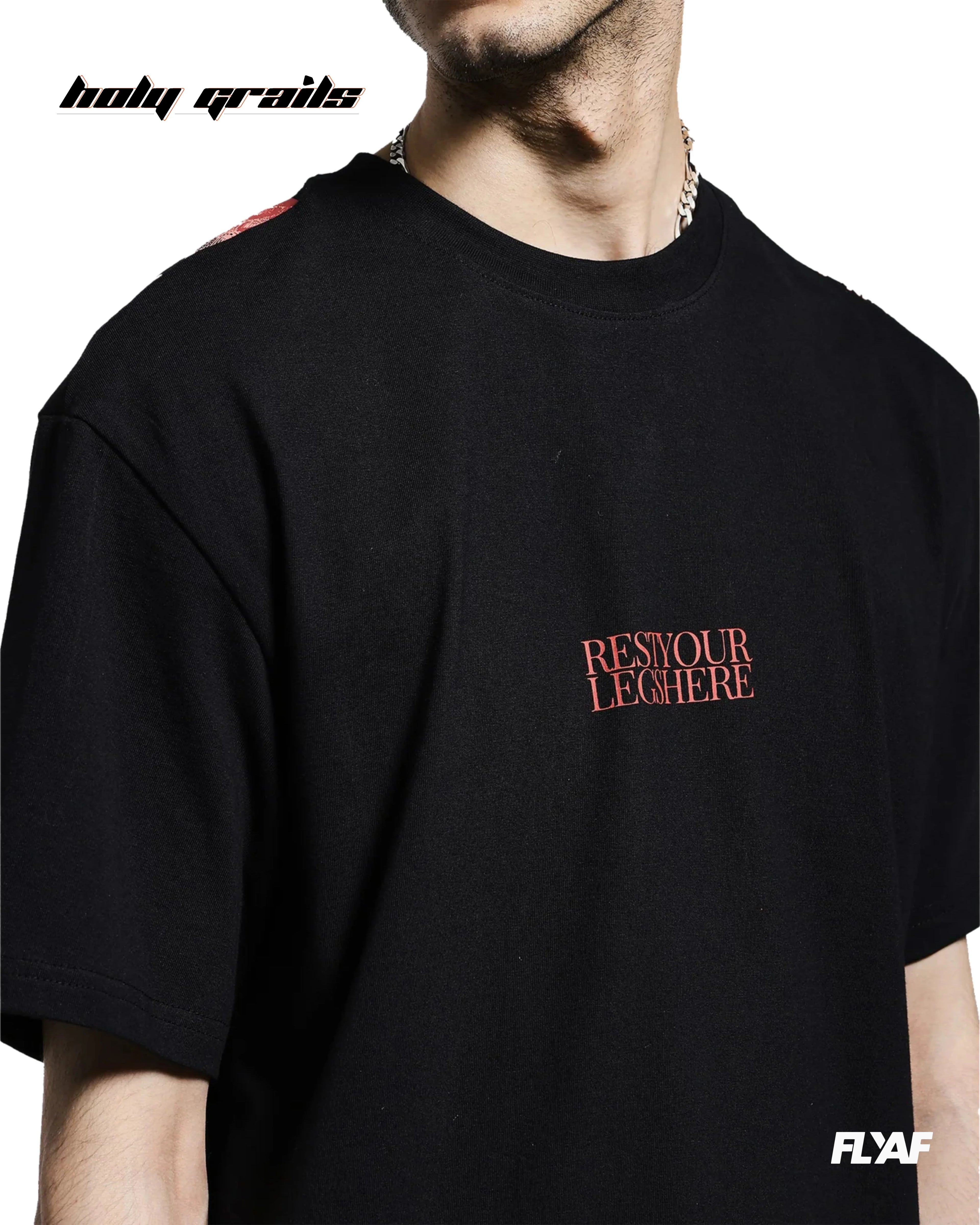 Rest Your Legs Oversize Tee HG x FLYAF