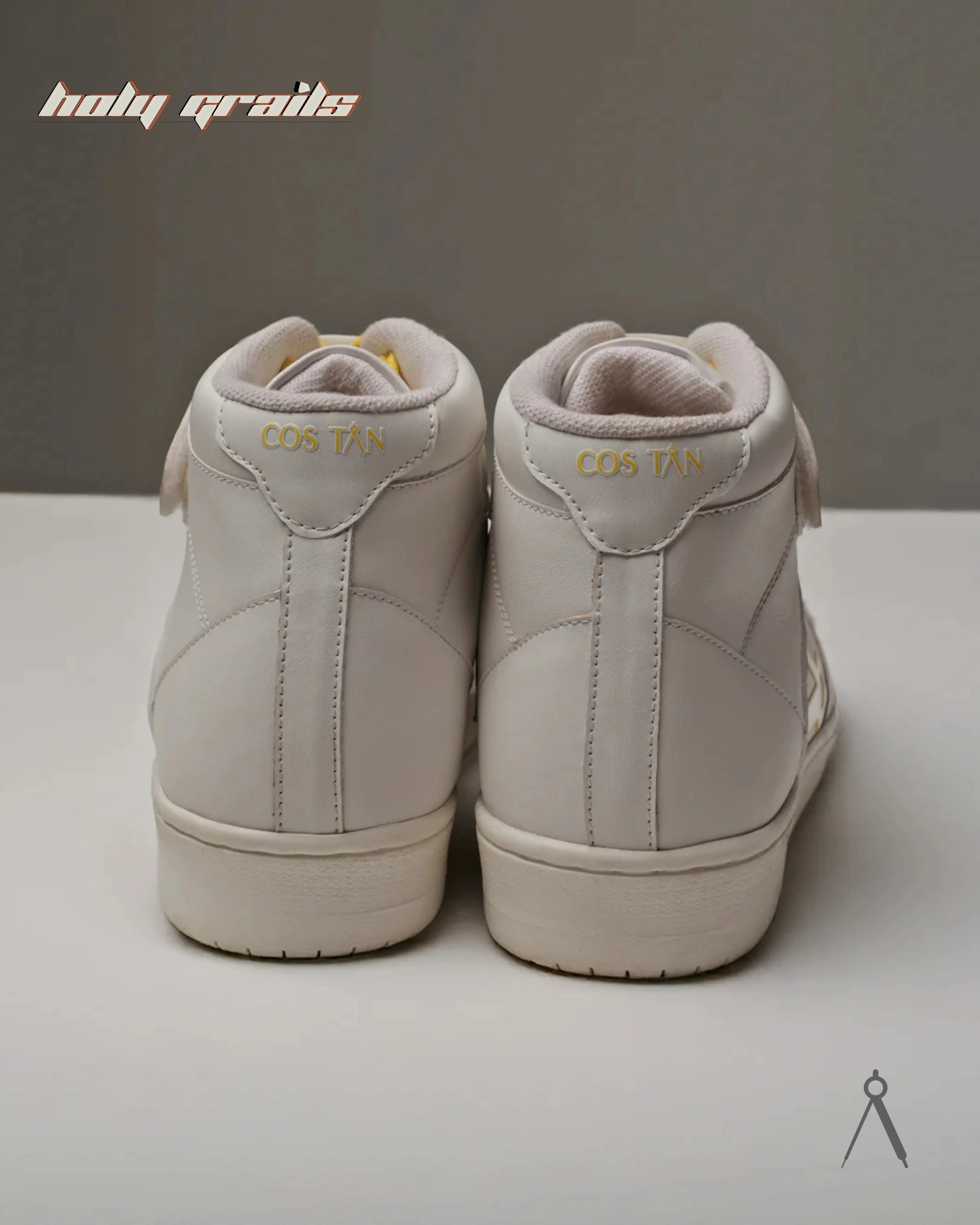 Vector White Yellow Accent High Sneakers HG x Cos Tan