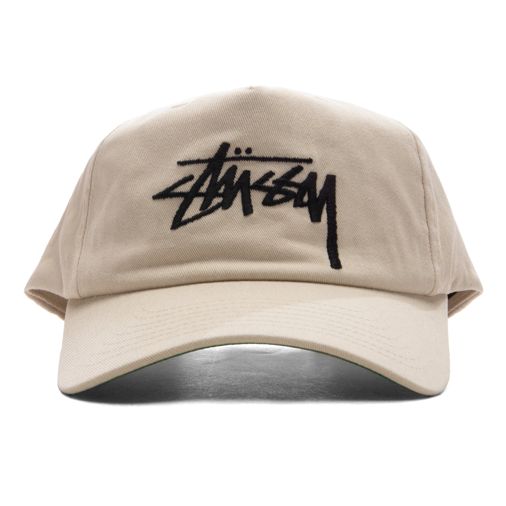 Big Stock Mid Depth Cap Faded Tan
