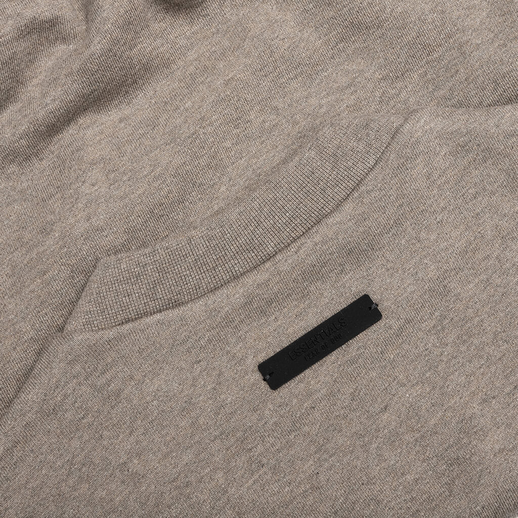Kids Fleece Crewneck Heather Gray