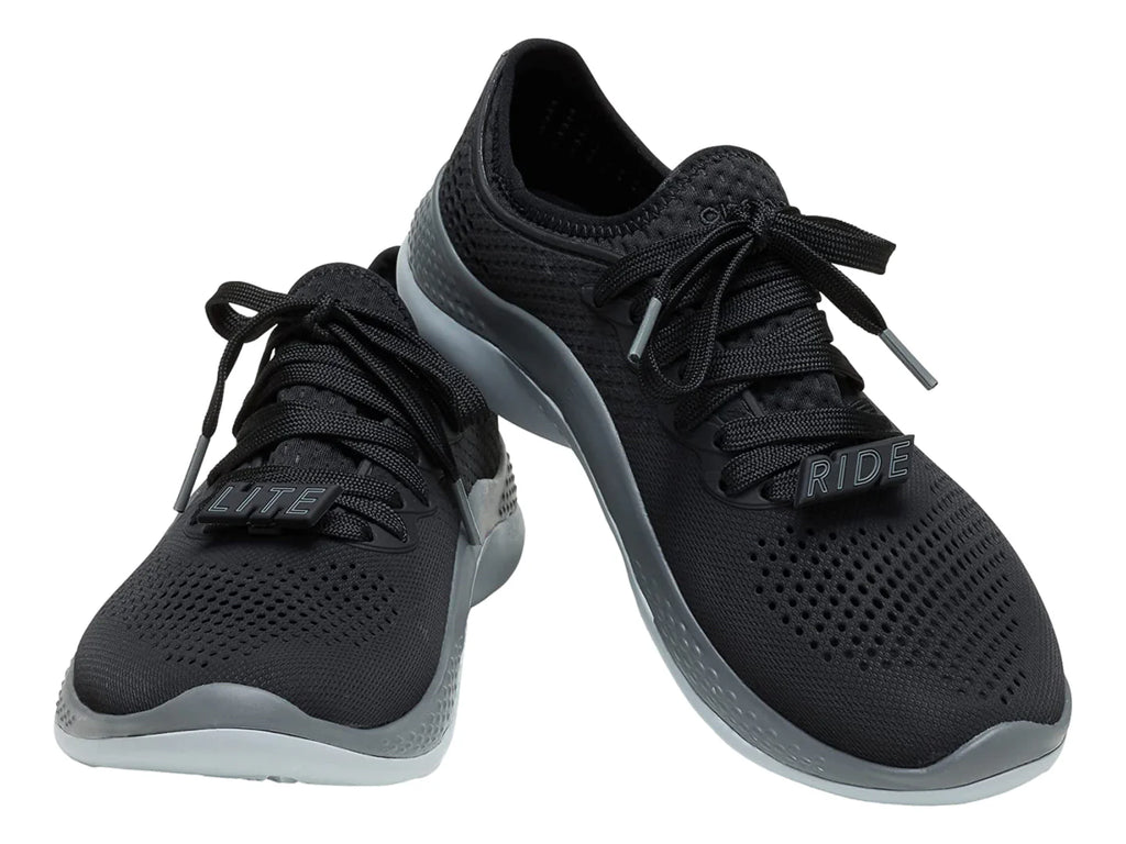 Tenis Crocs LiteRide 360 Pacer Negro y Gris para Hombre