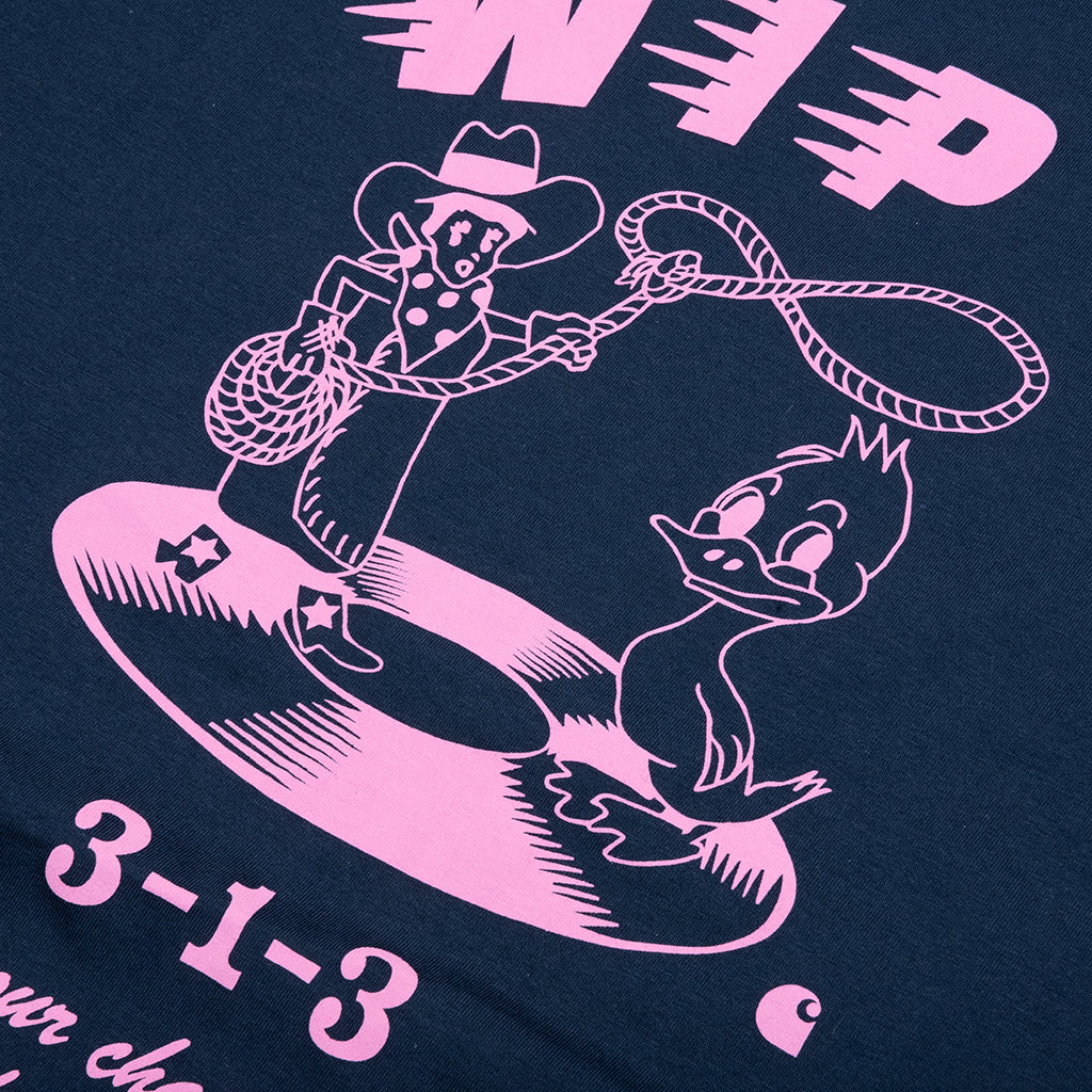 Friendship S S T Shirt Air Force Blue Light Pink