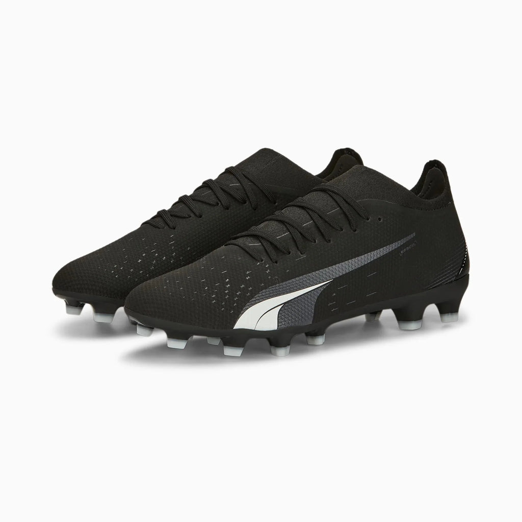 PUMA Ultra Match FG AG Firm Ground Cleats Black White