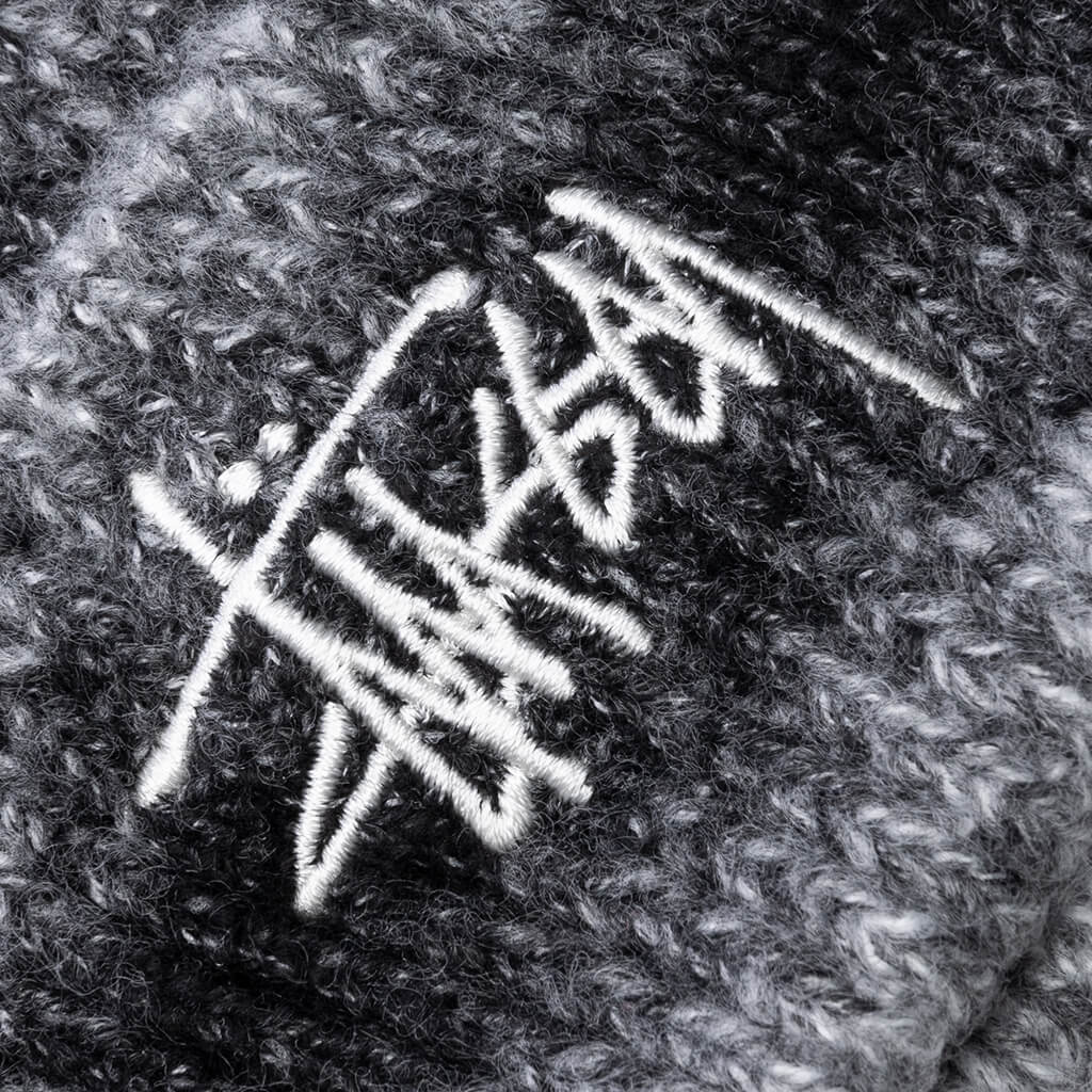 Cuff Basic Striped Beanie Black