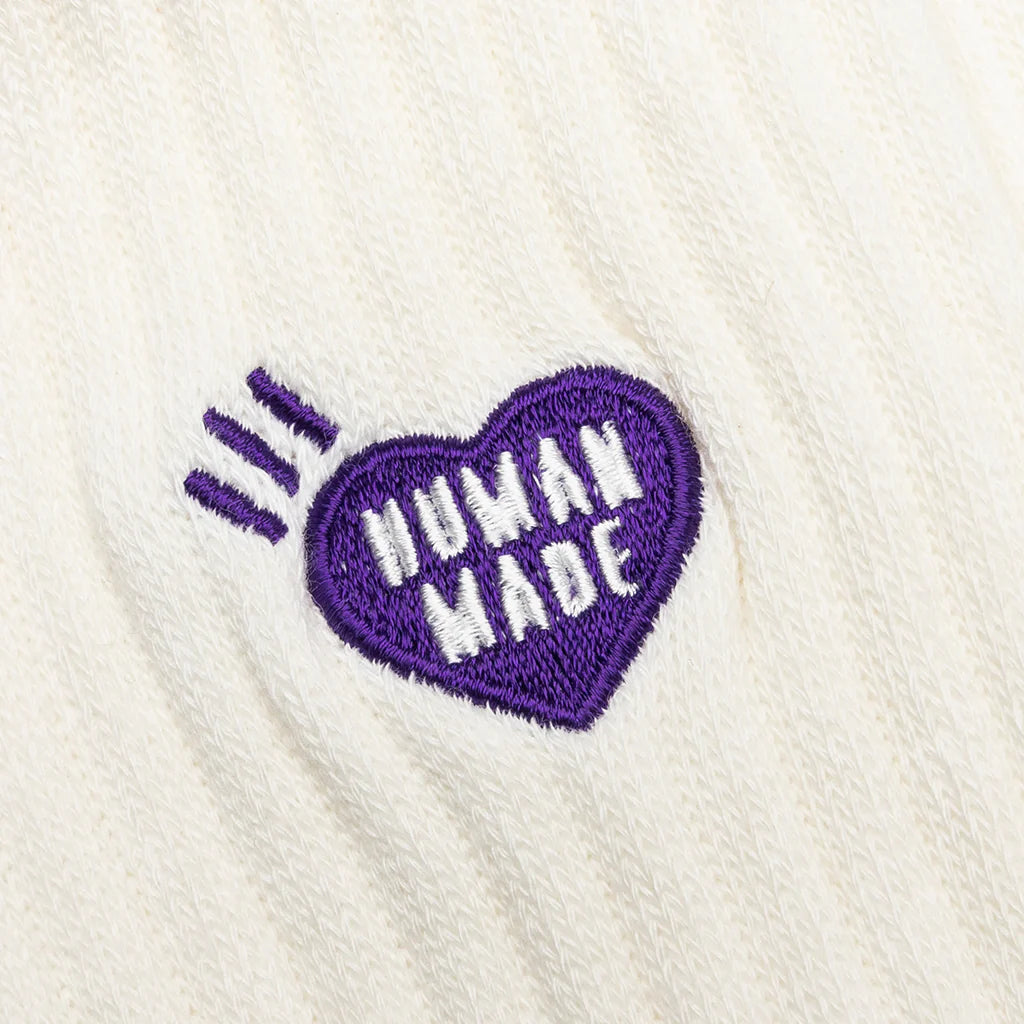 Pile Socks White