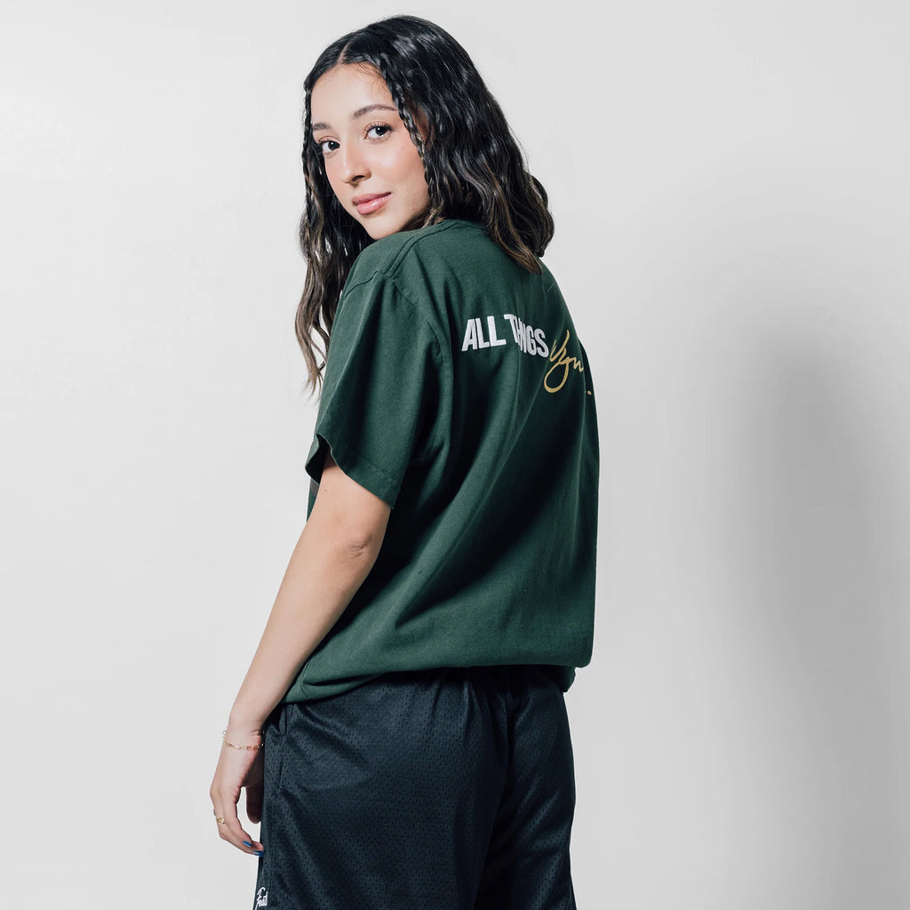 Feature x Wynn Logo Lock Up Tee Black
