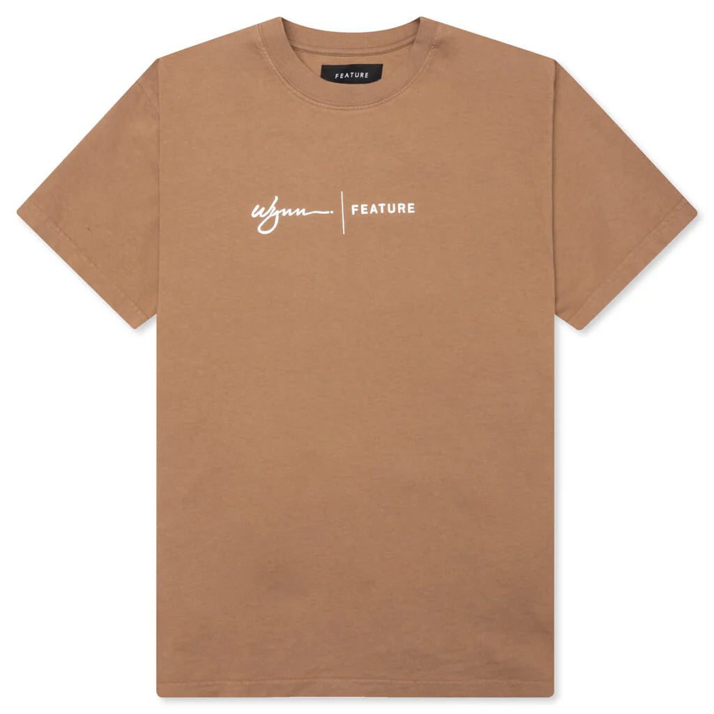 Feature x Wynn Logo Lock Up Tee Sea Turtle